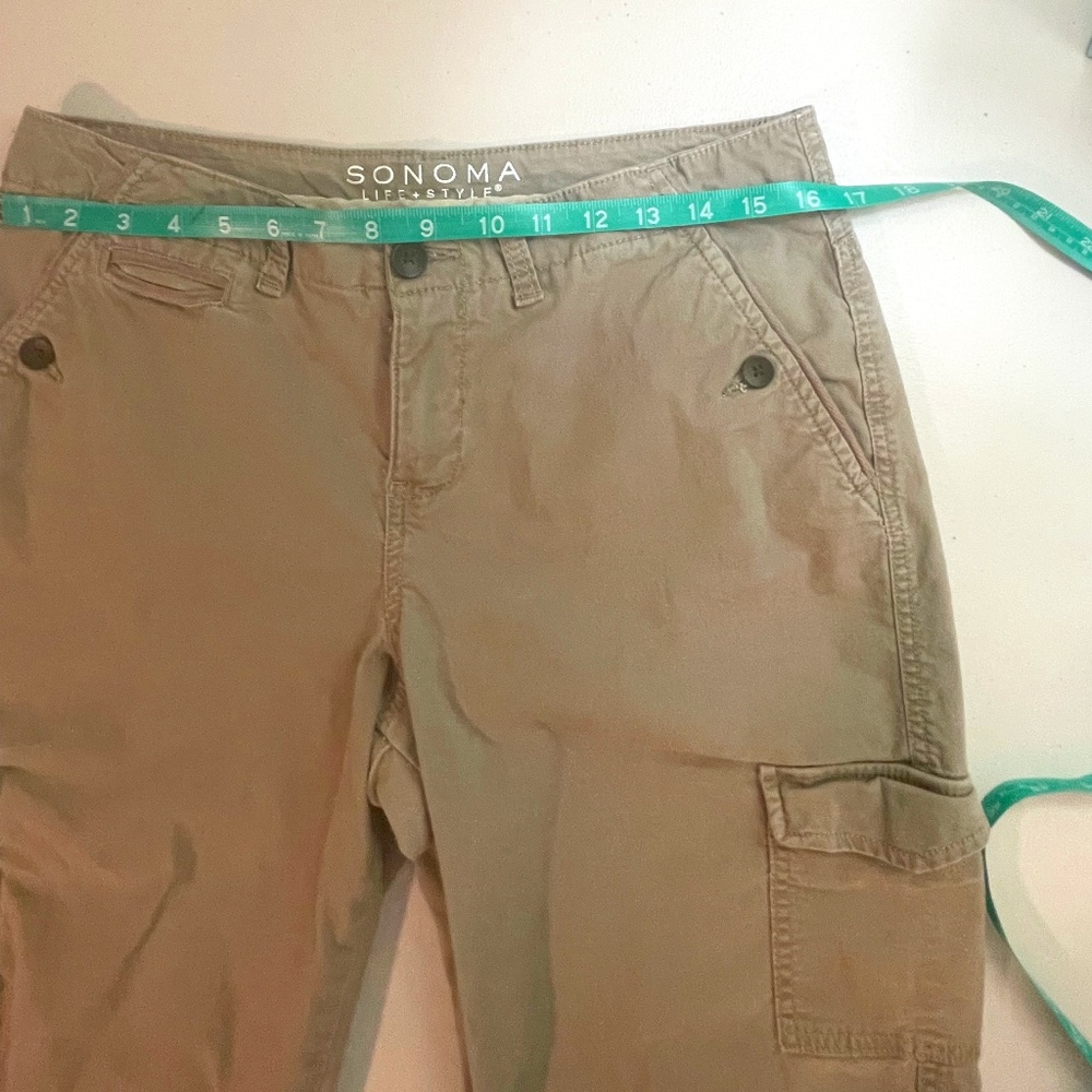 Sonoma Cargo Capri Pant-Women's Size 8 - Picture 2 of 5